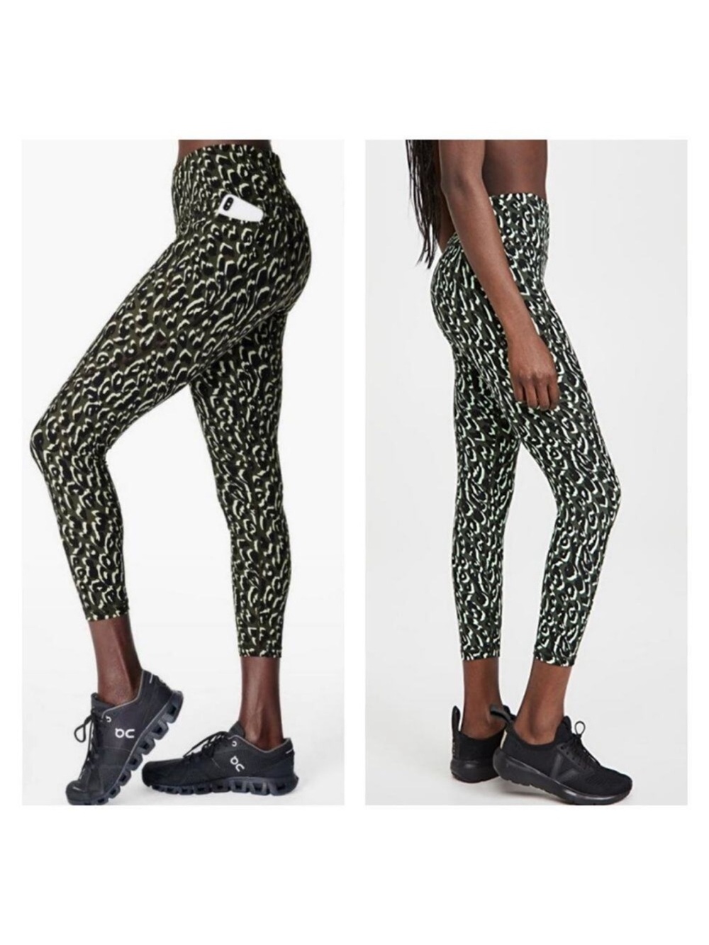 Sweaty Betty Leggings Power Workout 7/8
Leggings Green Leopard Print Large